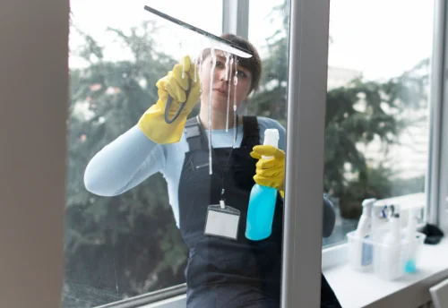 Nettoyage de vitres intérieures et extérieures à Rougiers